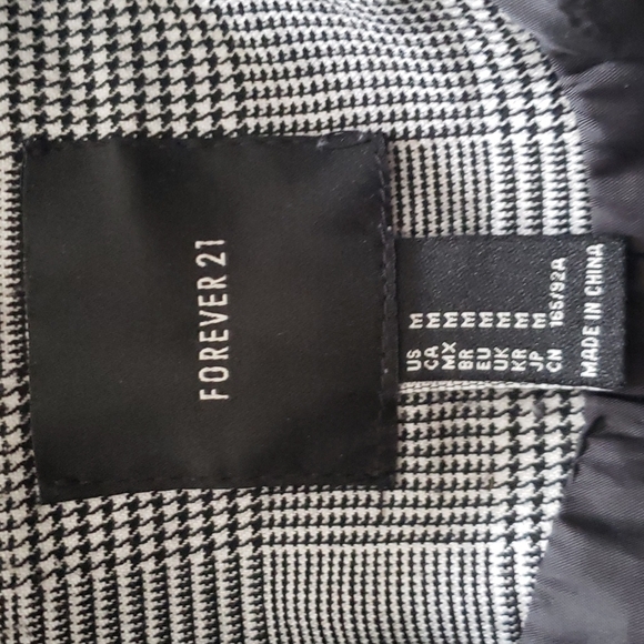 Forever21 Glen Plaid Blazer - Picture 10 of 10